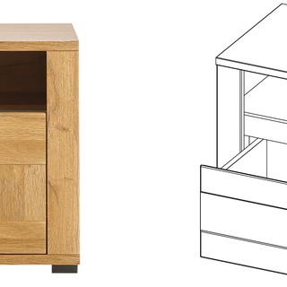 zestaw duży sypialniany York 4 łóżko komoda szafa przesuwna z lustrem