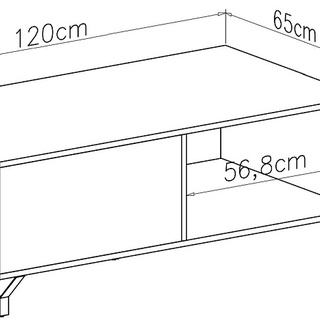 zestaw nowoczesny na nóżkach Bergen B1 komoda witryna ława biała