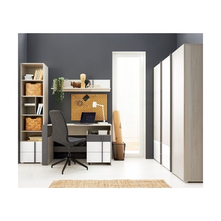 zestaw komplet mebli Remo 7 biurko regał szafa młodzieżowa dla dzieci