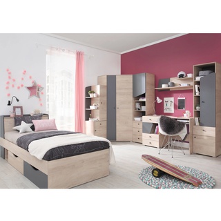 regał 45 z szufladami Delta 06 na książki młodzieżowy dzieci ucznia