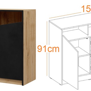 zestaw mebli sypialnianych Aston 1 łóżko komoda stolik szafa komplet