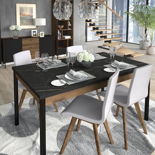 stół 160 200 240 rozkładany rozsuwany Prestigo 14 loft metalowe nogi
