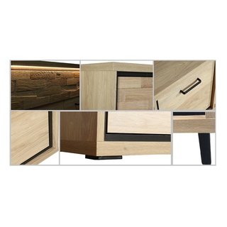 komoda 135 trzydrzwiowa z szufladami Mediolan 07 szafka pojemna