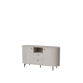 komoda 150 ,1 z szufladami nogami Zante 02 glamour szafka szeroka