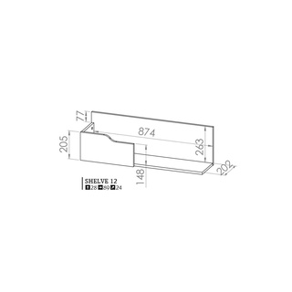Półka Shelve 12
