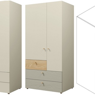 zestaw młodzieżowy dziecięcy Yuki 3 biurko komoda rtv szafa komplet