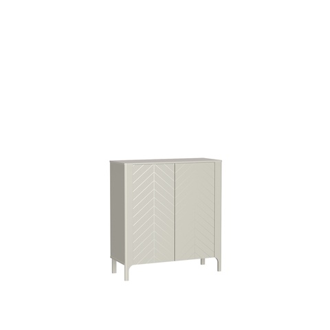 Komoda 103 elegancka nowoczesna MALUMI 02 szafka z nogami kaszmir