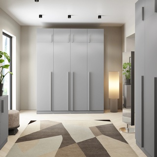 szafa 50 regał wysoki Braga 05M zamykany z półkami drążkiem słupek