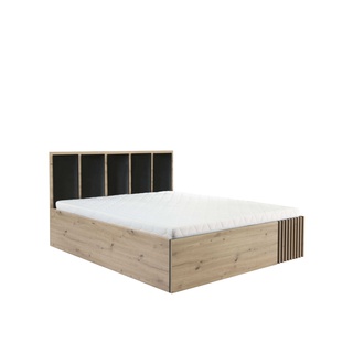 łóżko 160x200 z pojemnikiem lamelami Cali 16 loft 160 podnoszone