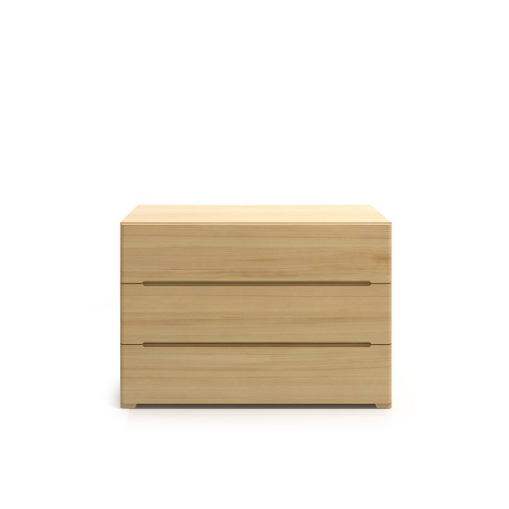 Komoda Skandica Sparta sosnowa z 3 szufladami