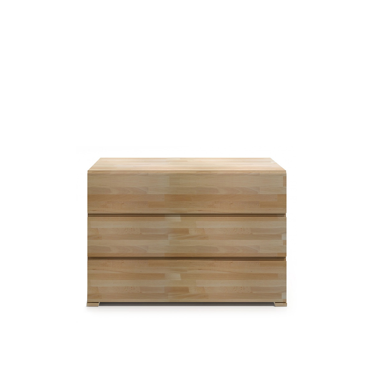 Komoda Vestre bukowa z 3 szufladami