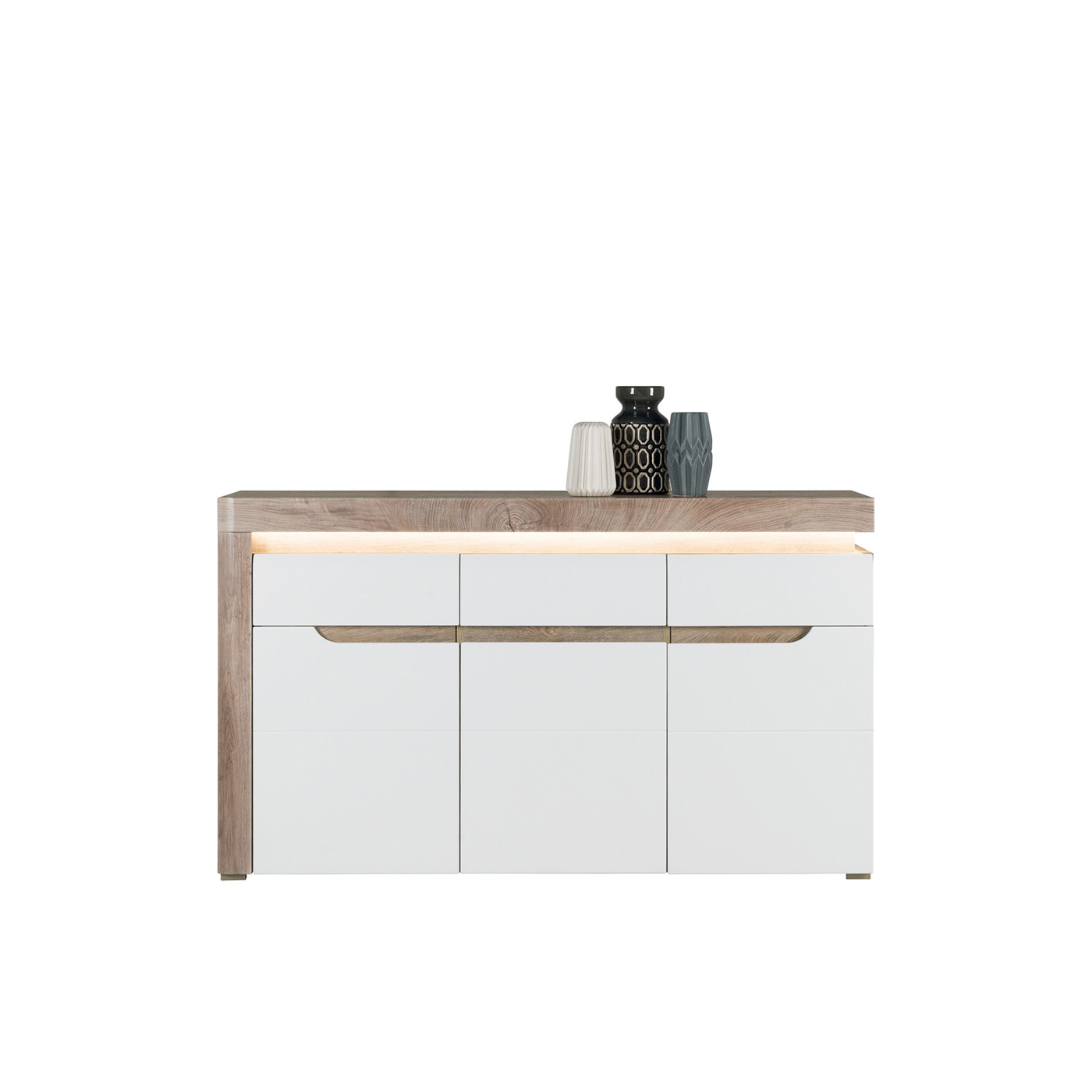 komoda 152 nowoczesna duża Irma 04 szafka szeroka szuflady półki