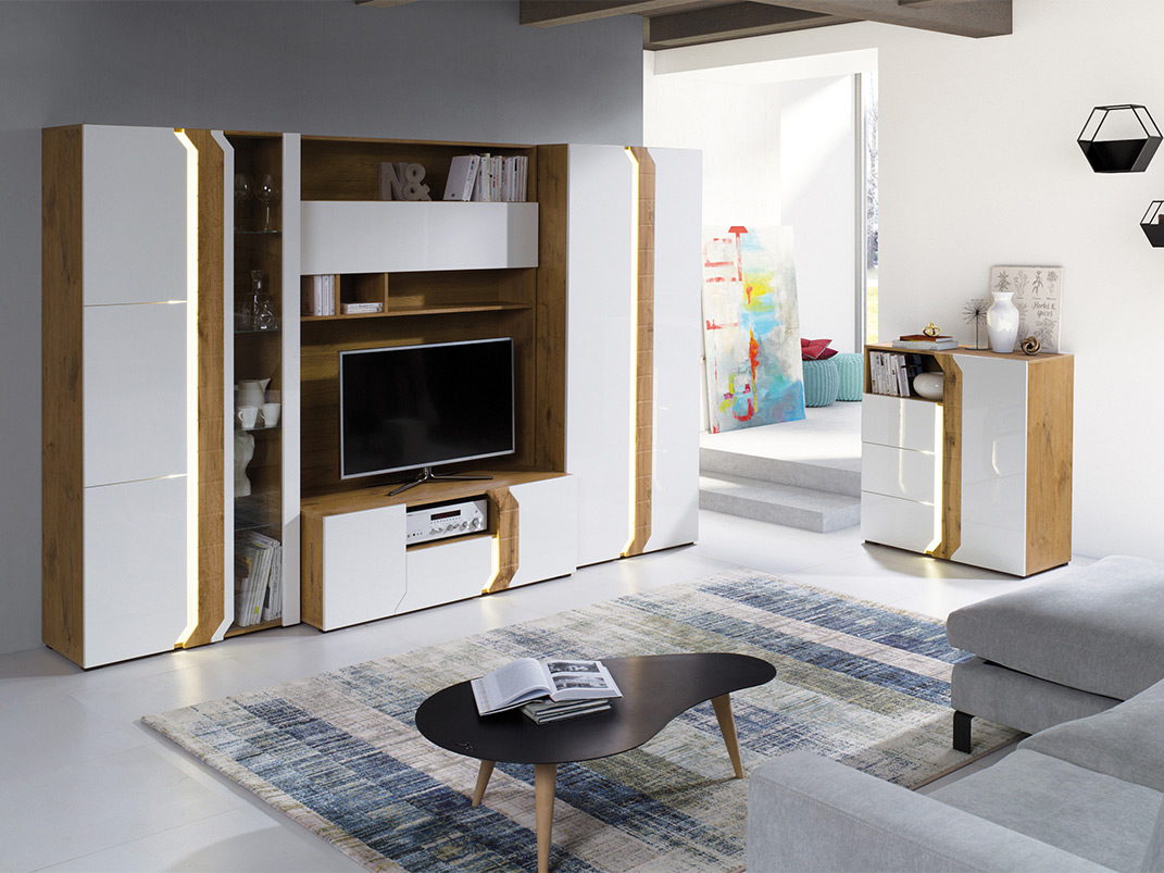 Komoda Loft P z komodą L8