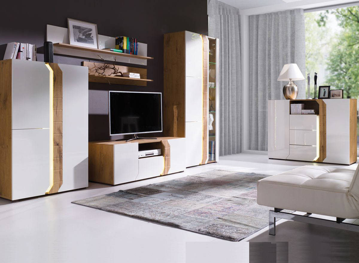 Komoda Loft A z komodą L12