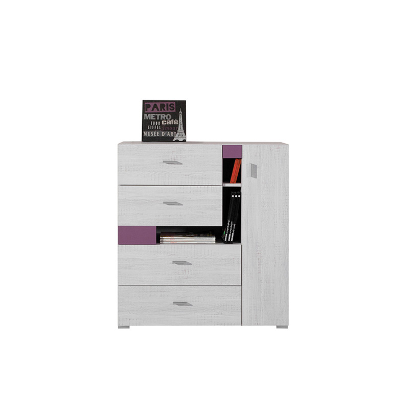 komoda 90 z szufladami Next NX-11 szafka młodzieżowa dla dzieci