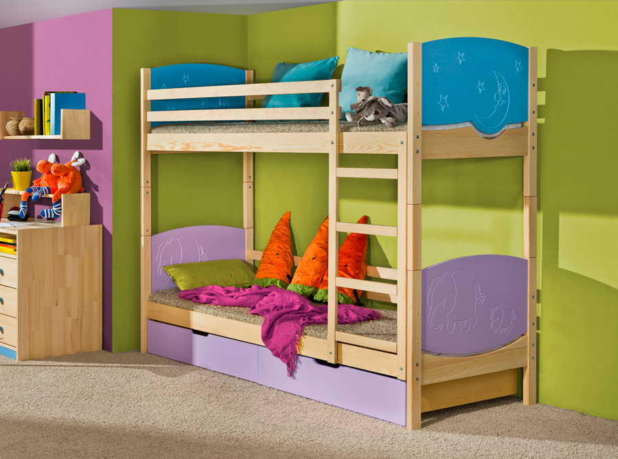 Łóżko piętrowe Trio