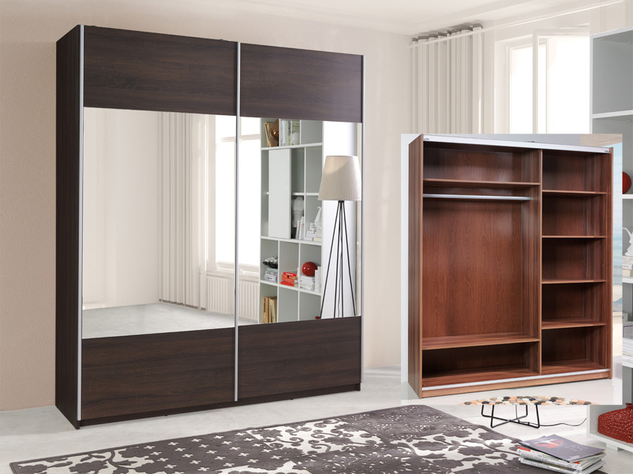 Szafa przesuwna Vario z lustrem