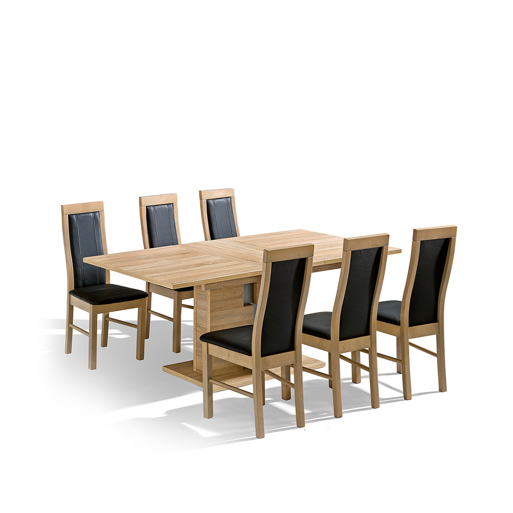 Stół i krzesła  ST3R+ 6xKR4