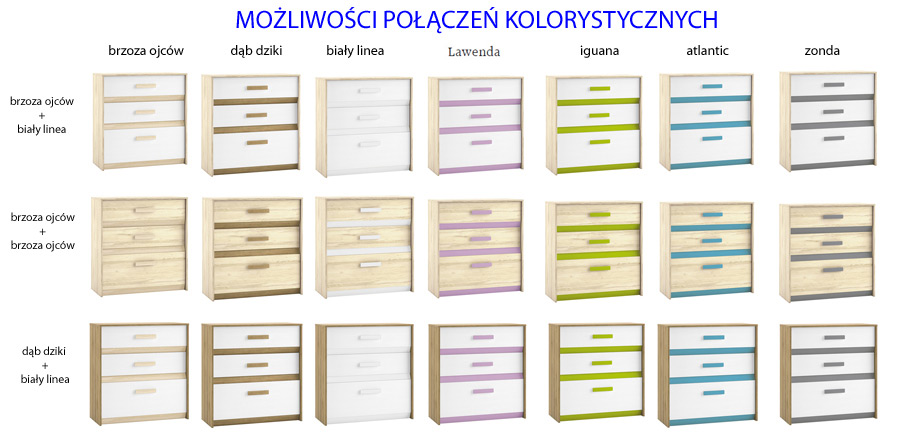 Kolorystyka elementów