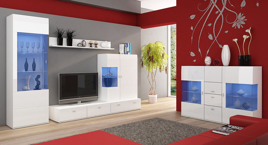 Meblościanka Jena z komodą