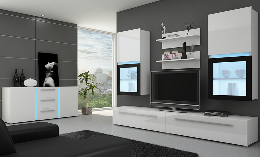 Meblościanka Kassel z komodą