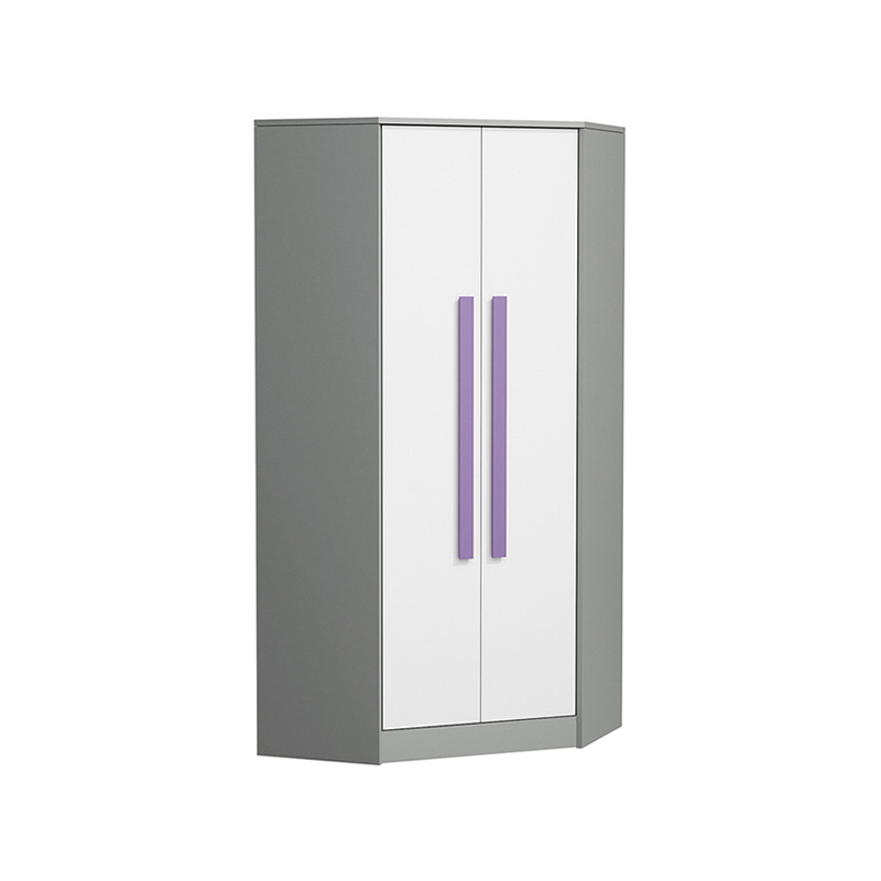 Szafa 97 narożna Git 02 rogowa z półkami drążkiem do pokoju