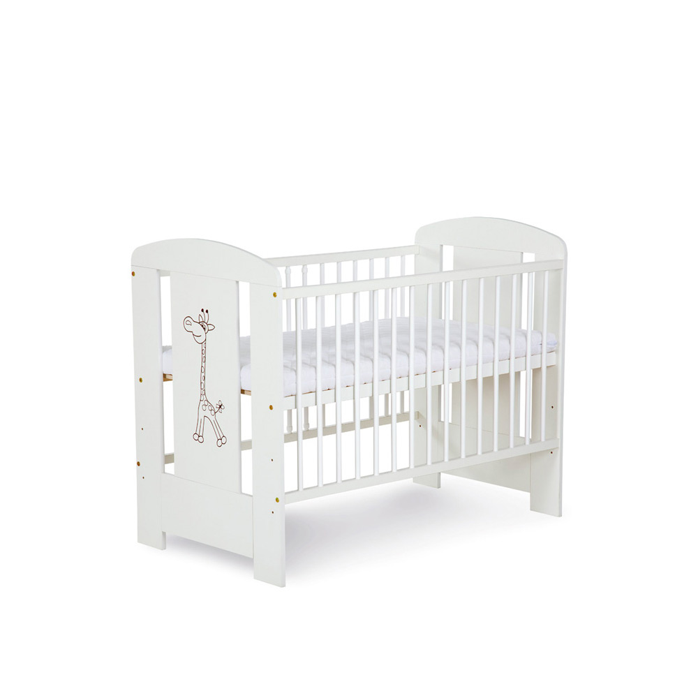 Łóżko Safari Żyrafka 120x60 Biała