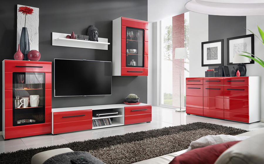 Meblościanka Timber 01 z komodą