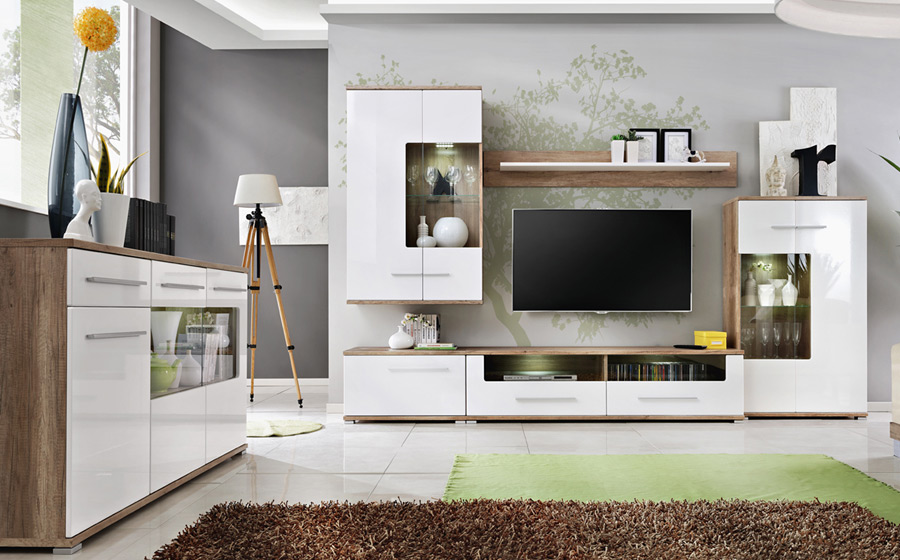 Meblościanka Saala z komodą