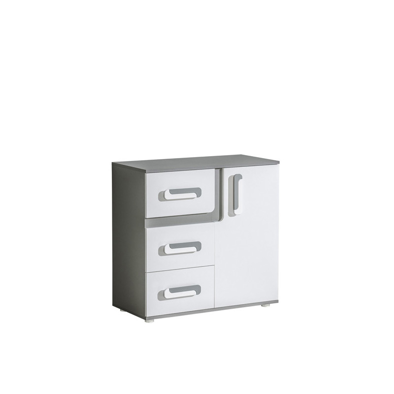 komoda 85 z szufladami Apetito 08 szafka pokoju dziecka młodzieży