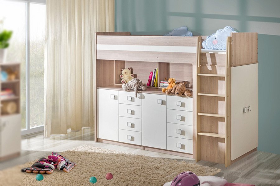 Łóżko piętrowe Uno 02 santana