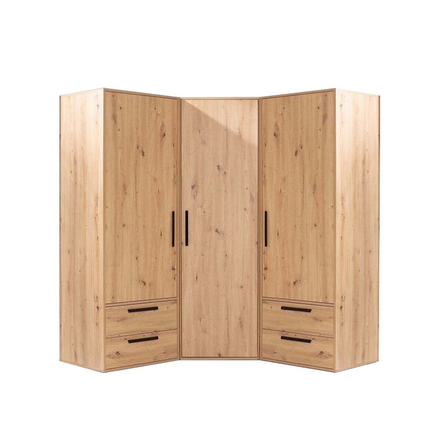 zestaw rogowy narożny ARTI D komplet szafa regał bieliźniarka duża