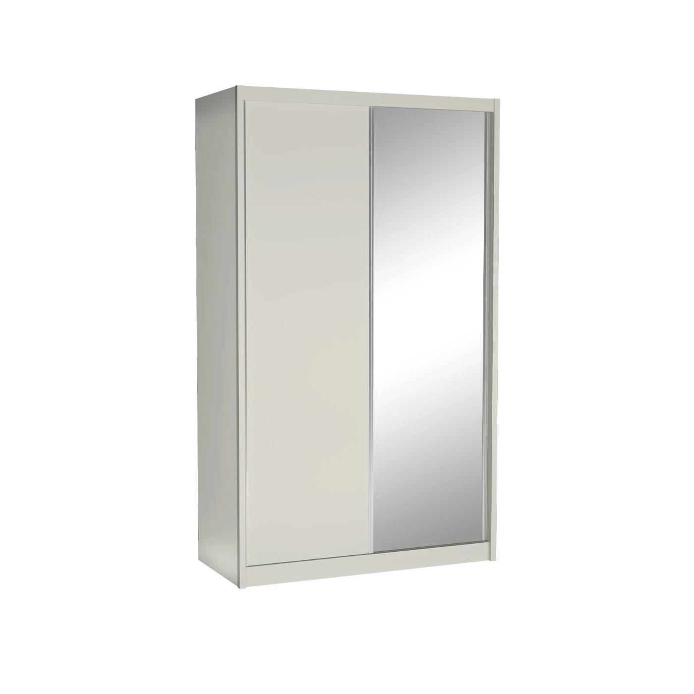 szafa 143 wysoka z lustrem Karol przesuwna mix kolor do pokoju sypialni