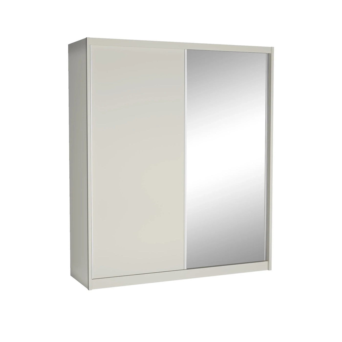 szafa 208 wysoka z lustrem Maciej  biała kaszmir artisan kraft sonoma