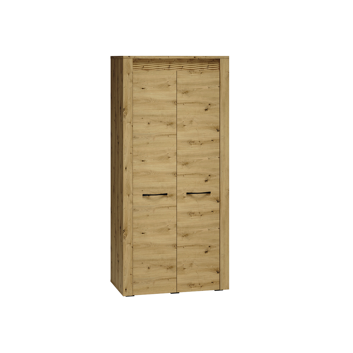 szafa 92 z półkami drążkami ARTIS 01 dwudrzwiowa ubraniowa