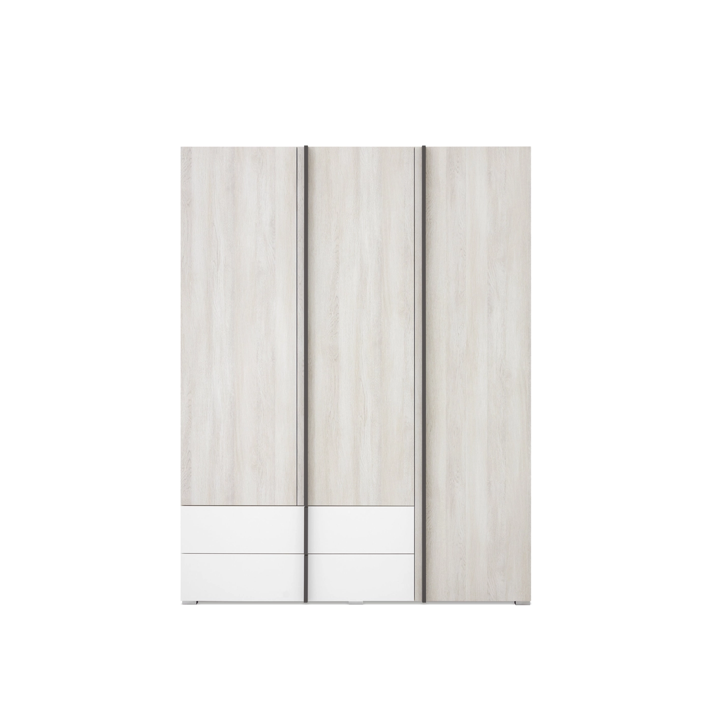 szafa 150 uchylna Remo 01 z szufladami półkami drążkiem pojemna