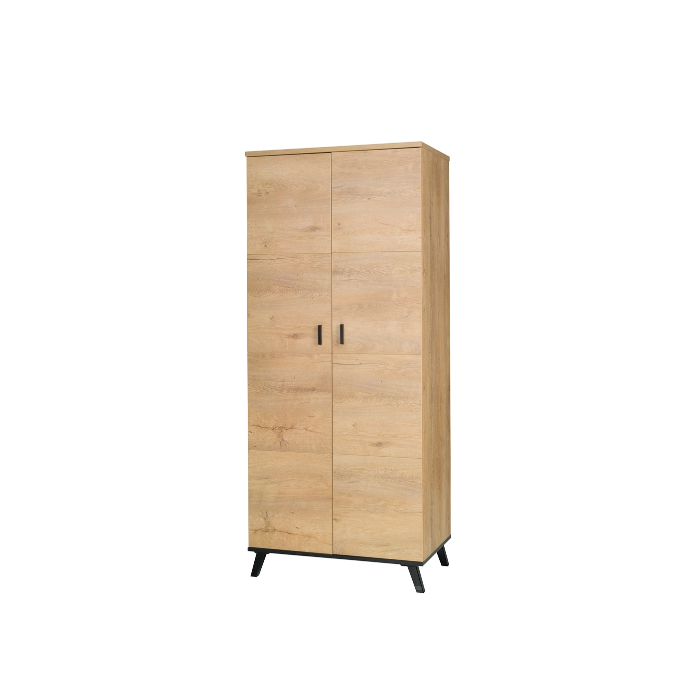 szafa 81 ubraniowa na nóżkach John 01 garderoba z półką i drążkiem