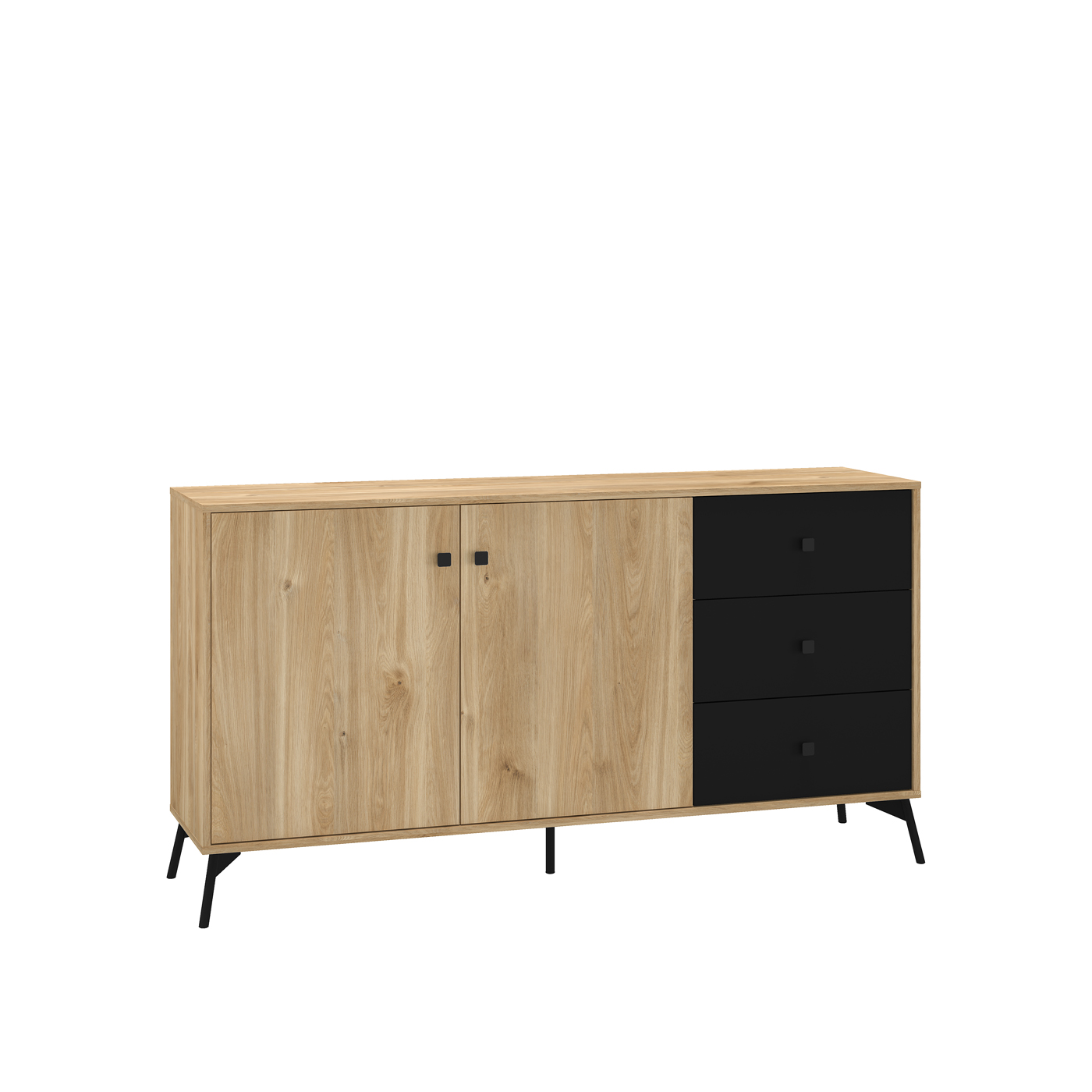 Komoda 160 na nózkach Agis 04 duża szafka nowoczesna loft