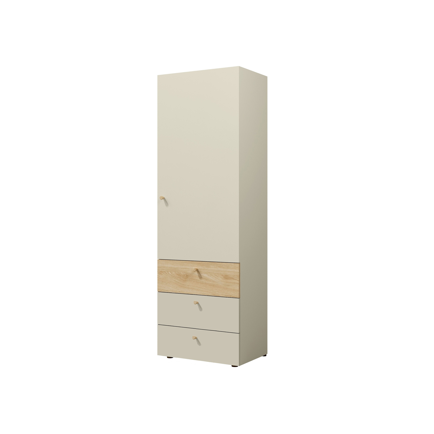 regał 60 zamykany Yuki 04 słupek bieliźniarka szafa z półkami mała