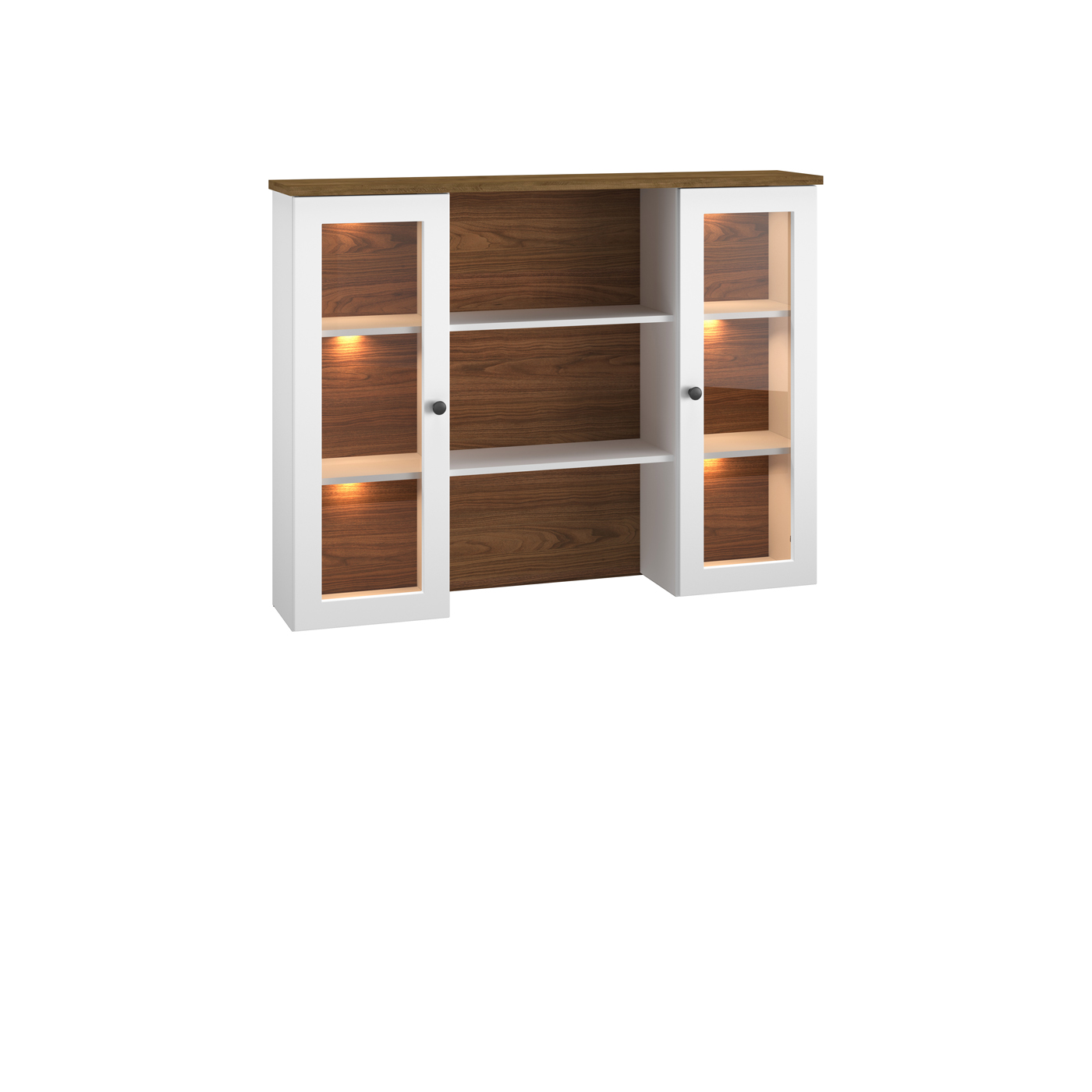 Nadstawka 138 na komodę Lille 07 witryna z oświetleniem kredens