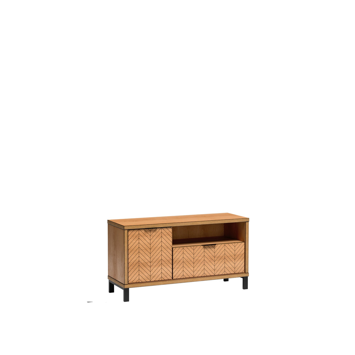 szafka 117 ,5 rtv na nóżkach Fonti 07N mała telewizyjna stolik pod tv