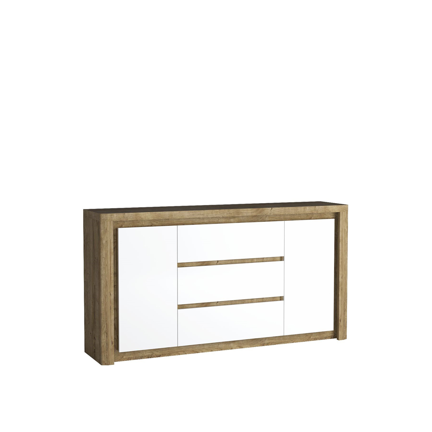 komoda 184 z szufladami oświetleniem Livinio 08 szeroka duża szafka