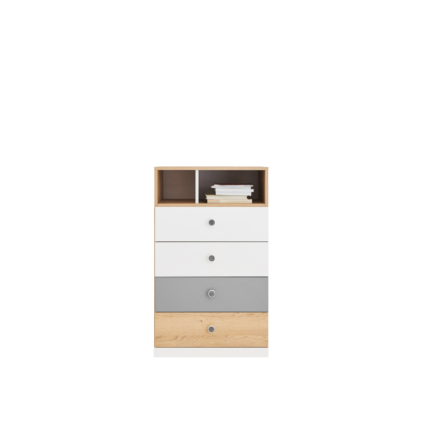 komoda 60 mała z szufladami Pixel 10 szafka wąska do pokoju sypialni