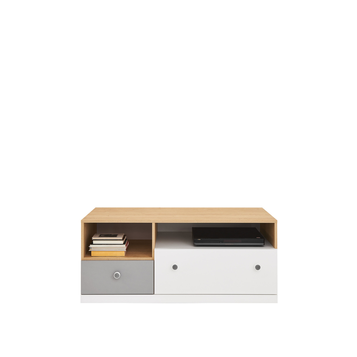 szafka 120 rtv z szufladami Pixel 11 niska komoda pod telewizor stolik