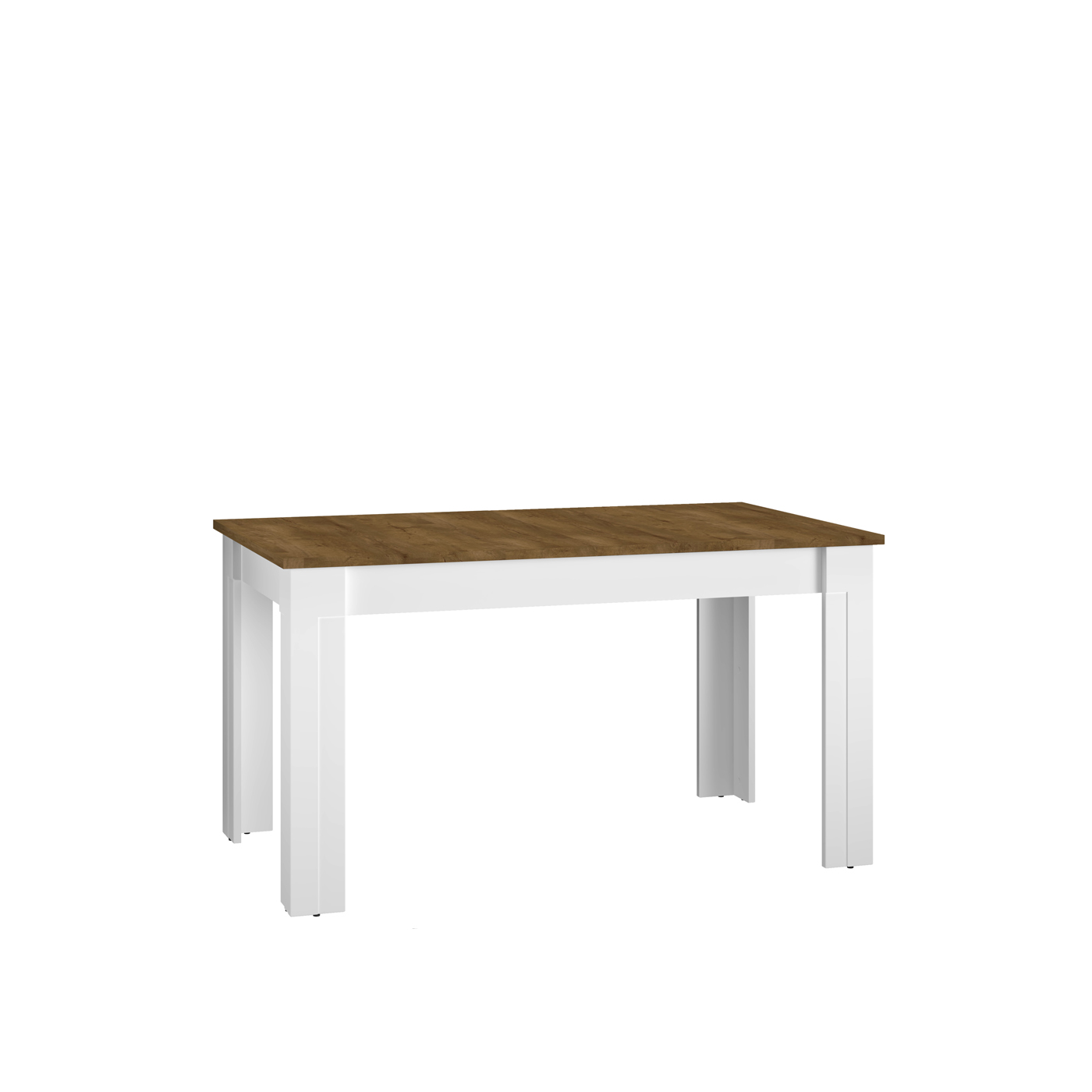 stół 140 - 180 rozkładany Lille 15 rozsuwany biały +dąb