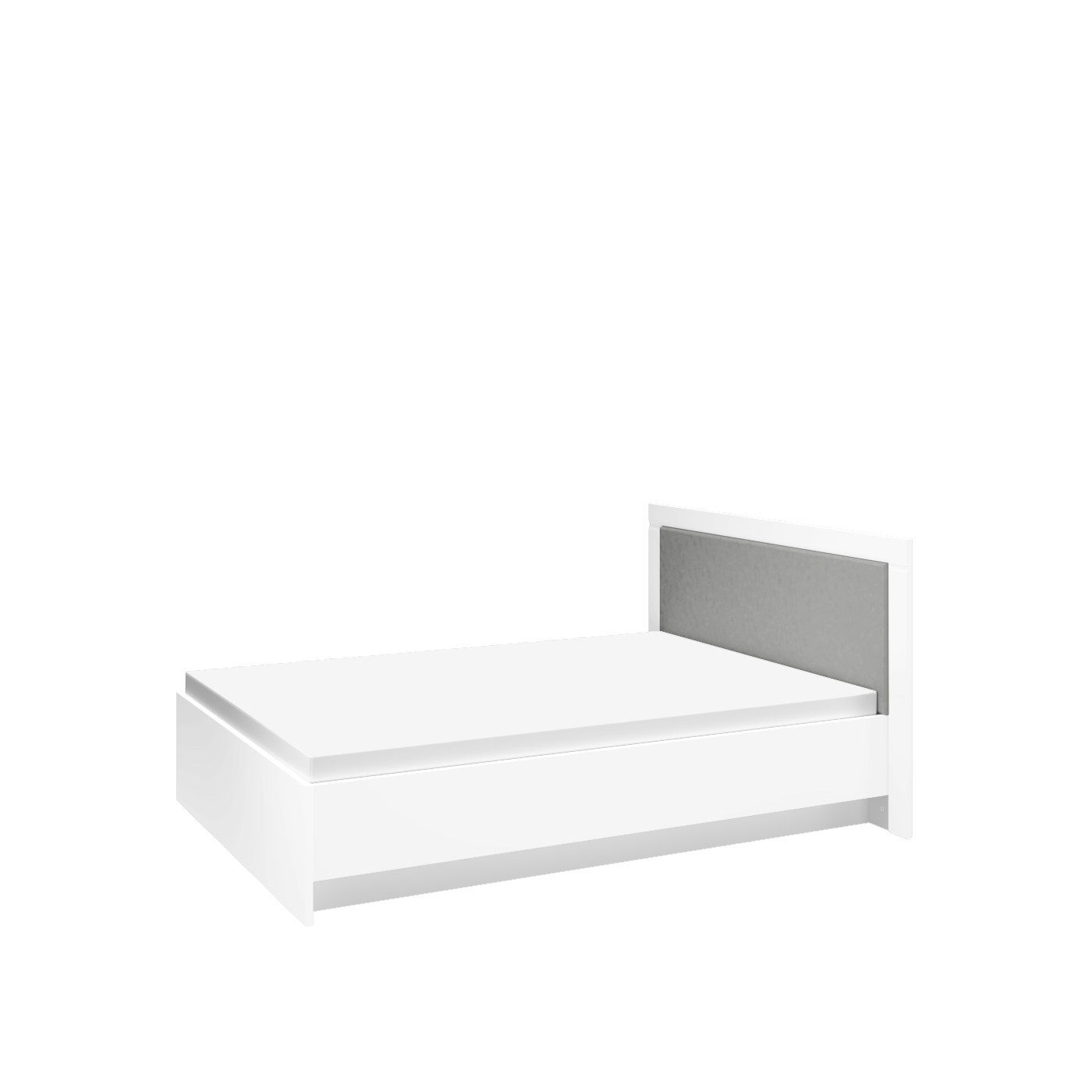 łóżko 140x200 z zagłówkiem Lahti 16 małe sypialniane młodzieżowe duże