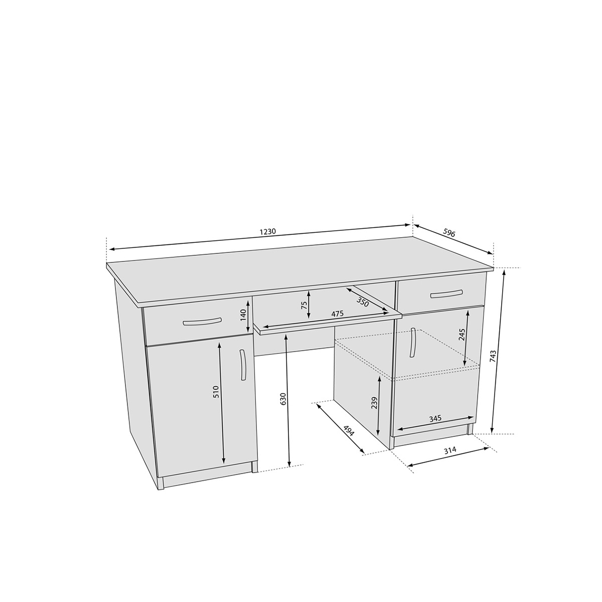 Biurko Jowisz buk Wyprzedaż!