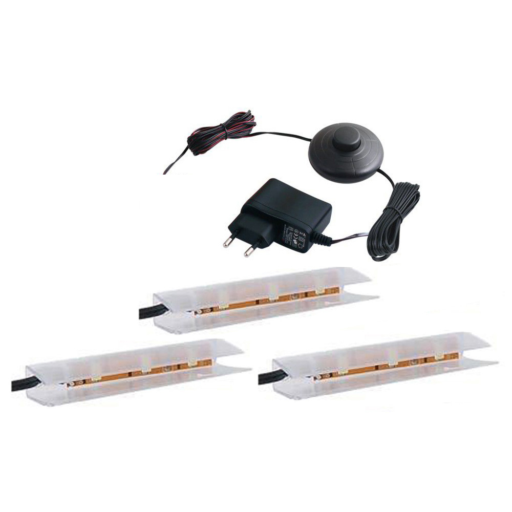 Oświetlenie LED  3-pkt niebieskie