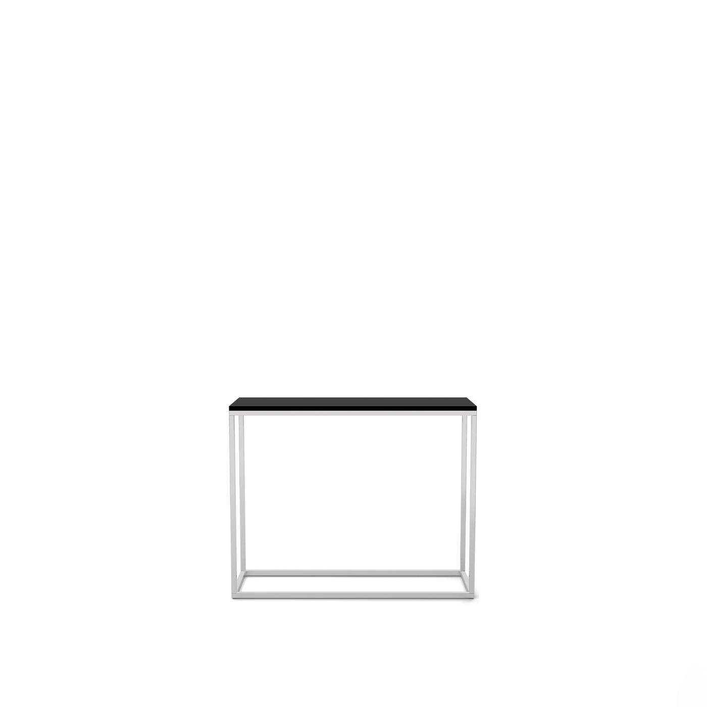 konsola 100 glamour Good K nowoczesna srebrny biały czarny