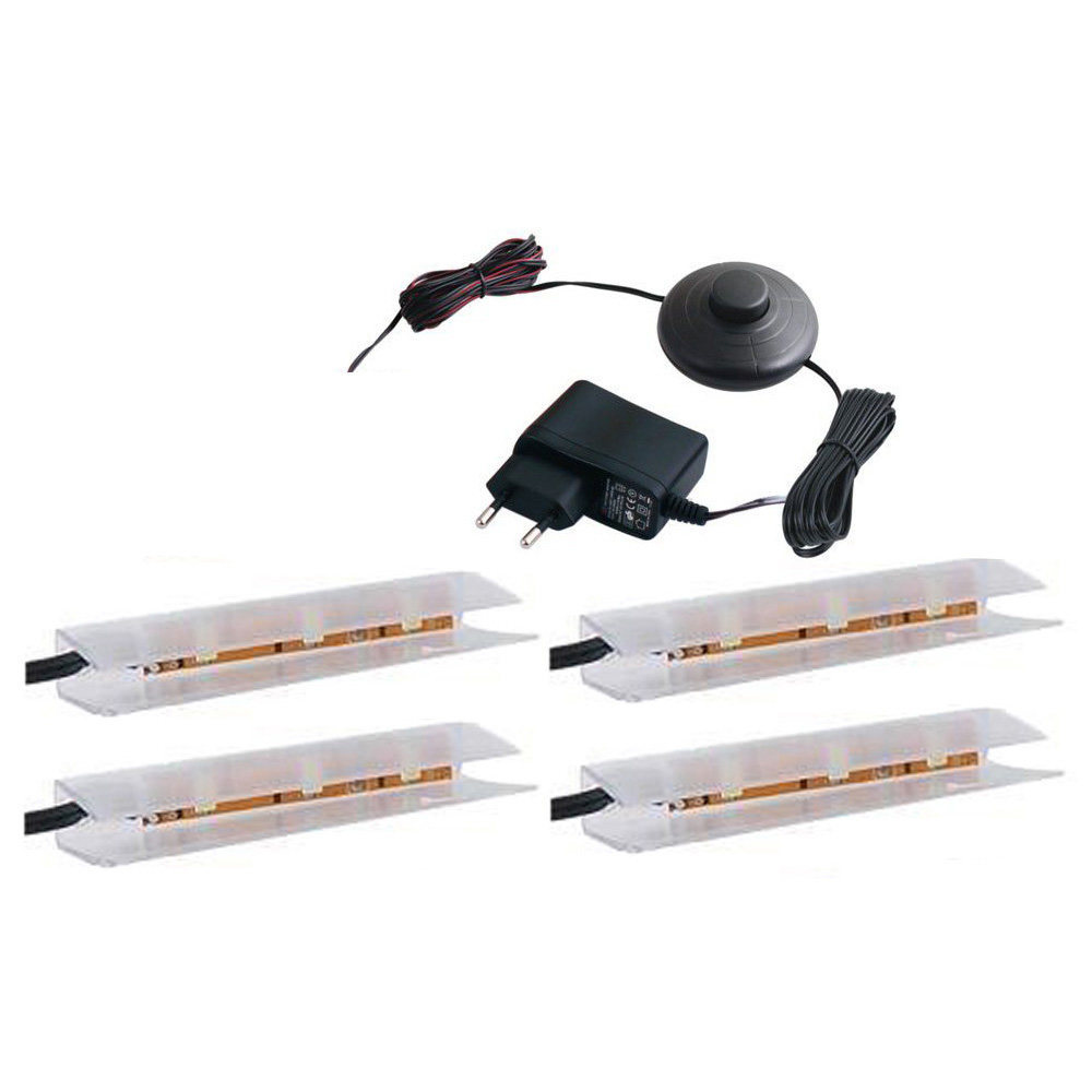 Oświetlenie LED  4-pkt białe zimne